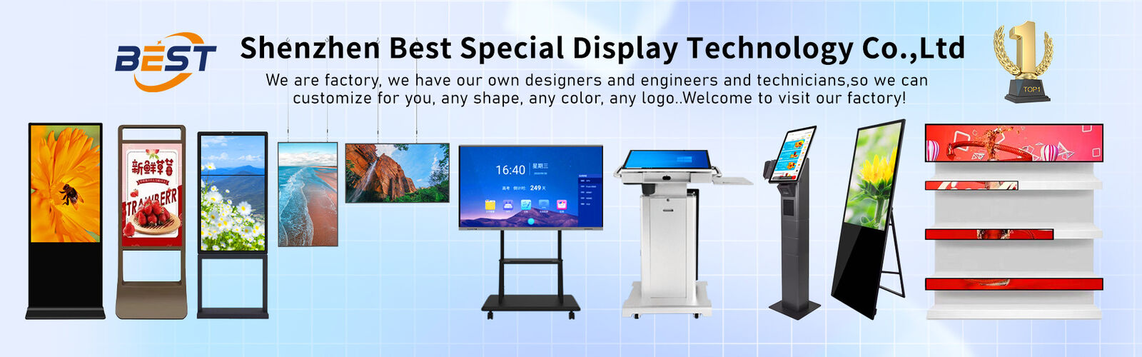 Indoor LCD Digital Signage