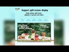 Commercial Digital Tabletop Menu Displays Table Advertising Poster Stand Desktop Hotel