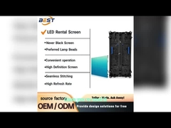 Mobile Interactive LED Rental Display Advertising Signage Cloud Control Tiled Video Wall