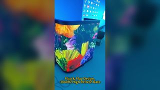 Custom LED Reception Desk Height Adjustable