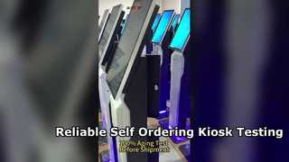 100% Aging Test for Self Ordering Kiosks Before Shipment
