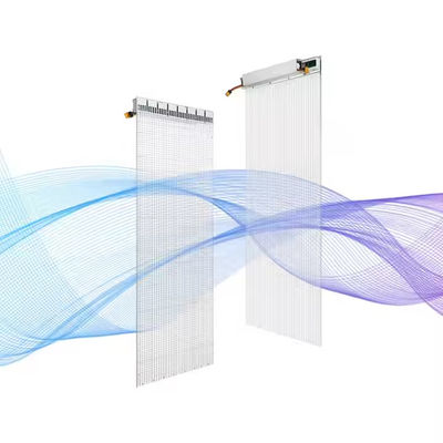 quality  Durable Glass Curtain Wall Transparent LED Screen IP43 Waterproof 5000nits Brightness 80% Light Transmittance Easy Installation factory
