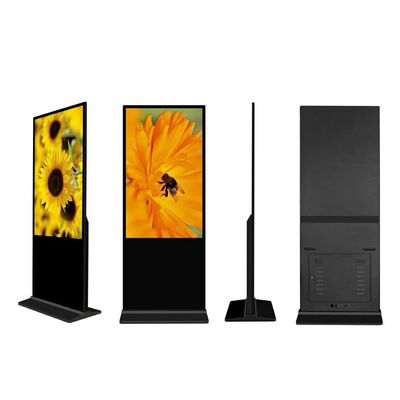 55 Inch Indoor LCD Digital Signage with Android OS and 350 Cd/m² Brightness for High Visibility