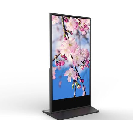 55 Inch Android OS LCD Digital Signage with 350 Cd/m² Brightness for Indoor Outdoor Advertising Display Screen