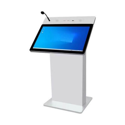 High Brightness 350 Cd/m² Multimedia Podium Lectern with Intel i5 6th CPU and 178°/178° Viewing Angle for Smart Teaching