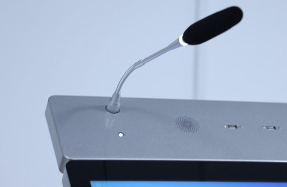 E Classroom Multimedia Podium Smart 350nits Brightness Computer Podium