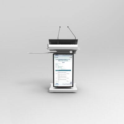 Intel i5 6th Smart Digital Podium Lectern with 23.6inch Display and 350nits Brightness for Classroom