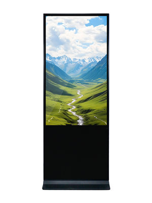 49 Inch LCD Advertising Screen Totem Kiosk Indoor Digital Signage Display