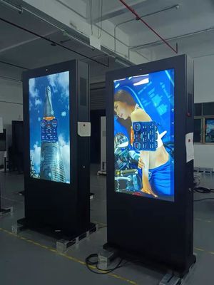 85 65 55 43 inch outdoor lcd screen advertising display screen kiosk digital signage and displays totem