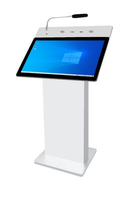 23.6 Inch Electronic Lectern Podium with Intel i5 6th CPU and 350 Cd/m² Brightness for Interactive Teaching