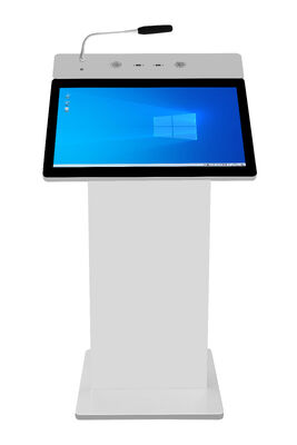 23.6 Inch Electronic Lectern Podium with Intel i5 6th CPU and 350 Cd/m² Brightness for Interactive Teaching