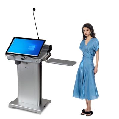 Multi Language Multimedia Podium Lectern Foldable Smart Lectern