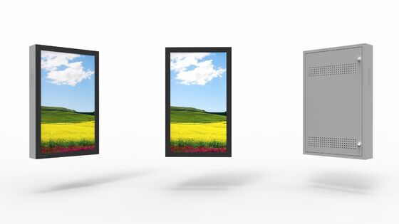 55 Inch Outdoor LCD Digital Signage Display with 2500Cd/m² Brightness and 1920*1080 Resolution