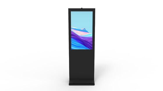 55 inch Outdoor LCD Digital Signage with 2500Cd/m² Brightness and Android OS Advertising Totem Media Player