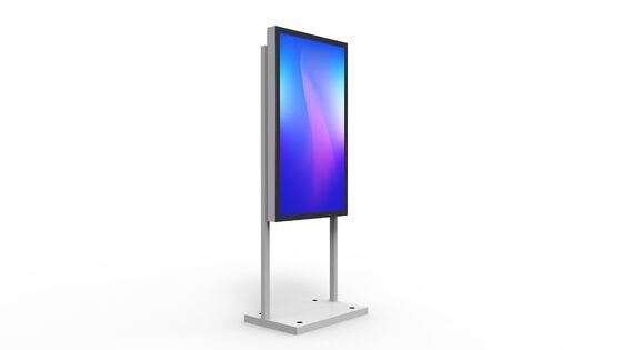 55 inch Outdoor LCD Digital Signage with 2500Cd/m² Brightness and Android OS for Advertising Totem
