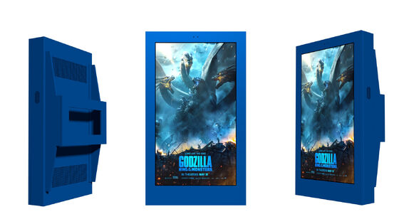 Smart Outdoor LCD Digital Signage with 4K Resolution 2500nits Brightness and 178° Viewing Angle Commercial Display Touch Screen Kiosk