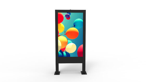 Smart Outdoor LCD Digital Signage with 4K Resolution 2500nits Brightness and 178° Viewing Angle Commercial Display Touch Screen Kiosk