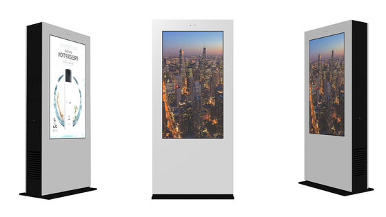 Smart Outdoor LCD Digital Signage LCD Commercial Display 4k Totem Kiosk Touch Screen