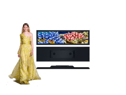 Widescreen Monitor Stretched LCD Bar Display 29.3 Inch For Supermarket Shelf