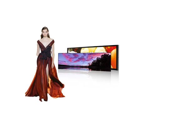 OEM Ultra Thin LCD Display High Brightness LCD Bar Screen Airport Digital Signage