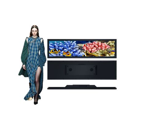 24 Inch Stretched Bar LCD Panel , Stretched Bar Display For Supermarket Retail Shelf