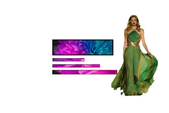 Wall Mounted Shelf Edge LCD Screen , Stretched Bar Type LCD Display For Supermarket Mall