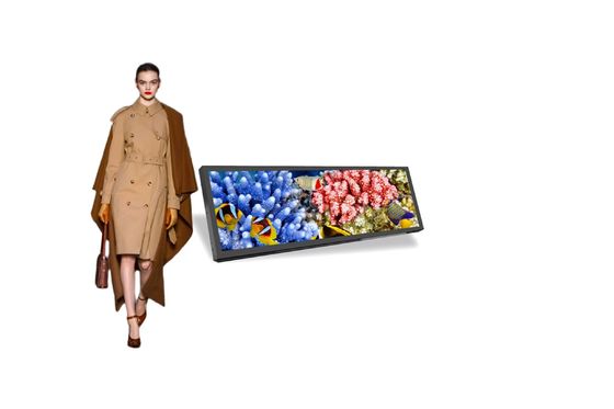 Shelf Edge Stretched Bar LCD Display 23.1 Inch Smart Retail LCD Display