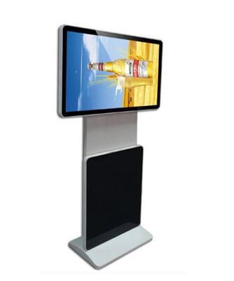 Indoor Touch Screen Kiosk with 2K Resolution Vertical LCD Digital Signage Display and 350 Cd/m² Brightness