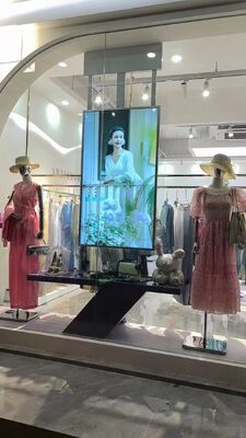 55 Inch High Brightness Digital Signage Display with Android OS for Advertising