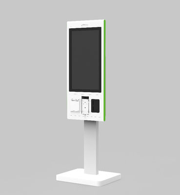 21.5 Inch 32 Inch Self Service Cashier Machine With Printer / QR Code Scanning / NFC