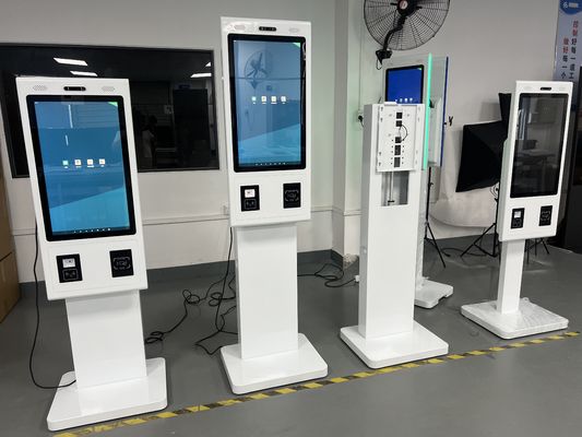 32 inch Smart Self Service Order Kiosk In Supermarket Self Service Checkout Machine