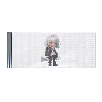 Indoor Definition Glass Curtain Wall LED Advertising Screen IP65 Waterproof 3840Hz Refresh Rate 5000nits Brightness