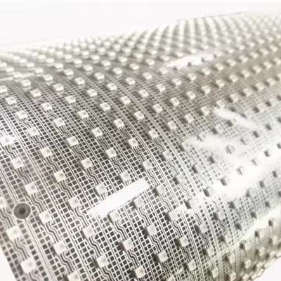 Indoor Bendable Glass Curtain Wall Transparent LED Display 80% Light Transmittance Ultra-Thin Energy Saving