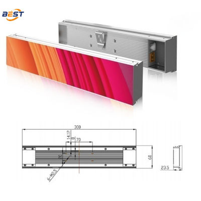 High-Brightness Slim LED Poster Display  500CD/M2 GOB Surface Protection LAN/WiFi Control
