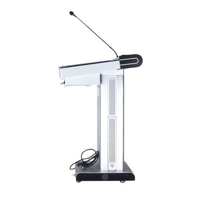 Android/Windows 7/8/10 Mobile Smart Digital Podium Hidden Cable Management 720kg/m3 Density Board Phosphating Coating
