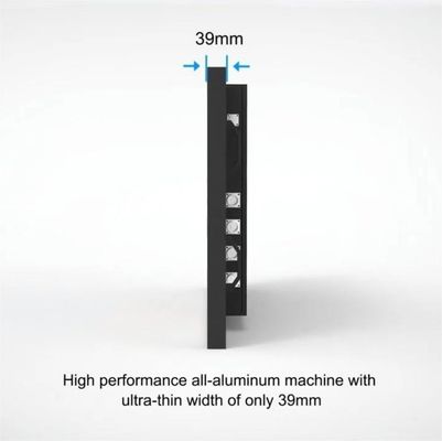Outdoor LCD Digital Signage Ultra Thin Weatherproof Advertising Screen with 30mm Thickness and IK10 Tempered Glass