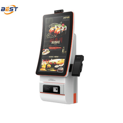 Wall-mounted Self-service Ordering Kiosk with 10-point Capacitive Touch and Android POS System for Restaurants