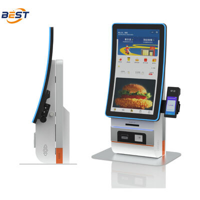 Wall-mounted Self-service Ordering Kiosk with 10-point Capacitive Touch and Android POS System for Restaurants