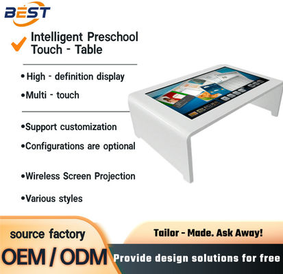 32/42/55 Inch Android Multi-Touch Restaurant Touch Screen Table for Food Ordering Maximum Resolution 3840X2160