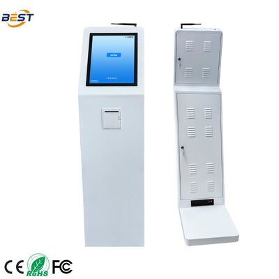 LCD Touch Screen Queue Management System Ticket Dispenser Machine With Thermal Printing and Multiple Languages