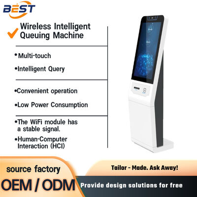 Wireless Queue Management System with Thermal Printing Multiple Languages and LCD Display for Self-Service Kiosk