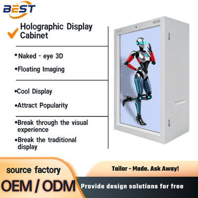 Commercial 11-98 inch Holographic Display Box Advertising Signage Cloud Control Tiled Wall