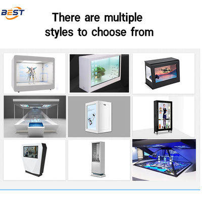 Commercial 11-98 inch Holographic Display Box Advertising Signage Cloud Control Tiled Wall