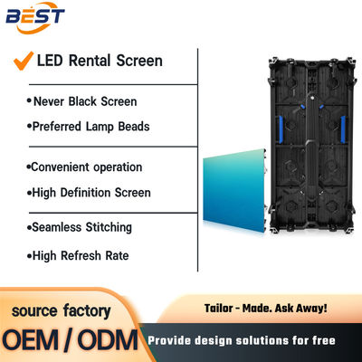 Indoor LED Rental Display Screen P0.9/P1.25/P1.86/P2.5/P3.91 Wall Panel Matrix Custom