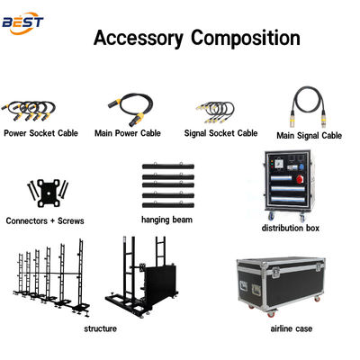 Stage Concert Church Events LED Rental Display Video Wall Indoor Outdoor Panel DJ Booth