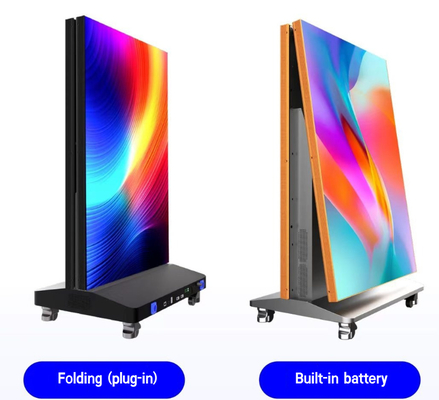 Portable Indoor LED Poster Screen P1.25-P2.5 4K UHD 3840x2160