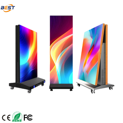 Indoor LED Poster Display Screen P2.5 1920x640mm Front Service