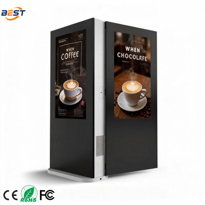 Outdoor LCD Digital Signage with 16:9 Aspect Ratio 3840X2160 Resolution and 50000 Hours Lifespan