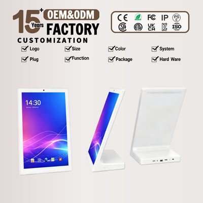 Smart Desktop Digital Signage Display with Touch Screen & Face Recognition Camera