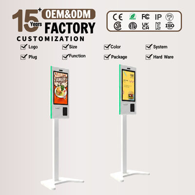Capacitive Touch Screen Self Order Kiosk with Ethernet Network Connectivity Indoor 11 Designed to Deliver Fast Indoor Customer Ordering